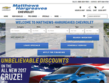 Tablet Screenshot of mh-chevy.com